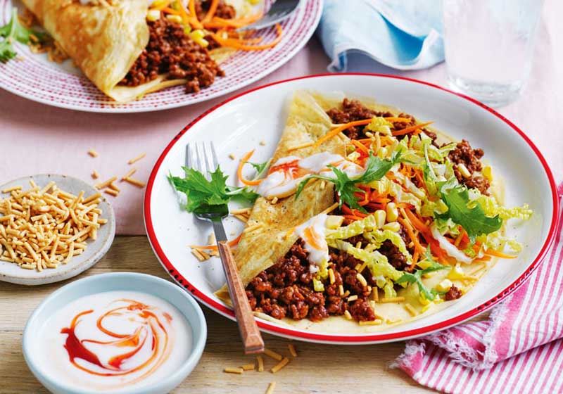 Sticky Pork Omelette