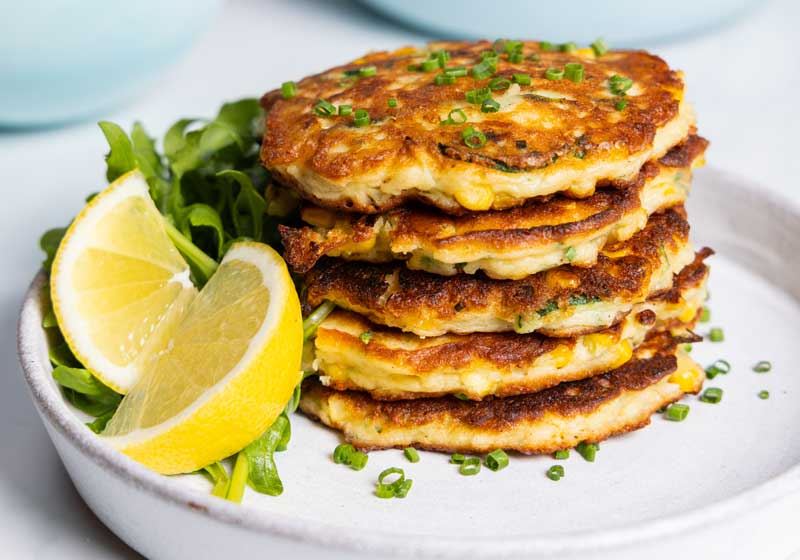 Miguel Maestre's Corn & Zucchini Fritters for Diabetes Australia