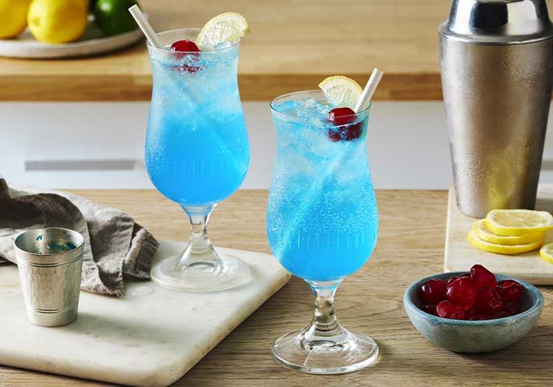 Blue Lagoon Brunch Cocktail