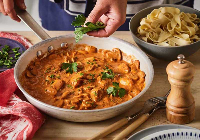 Easy Mushroom Stroganoff
