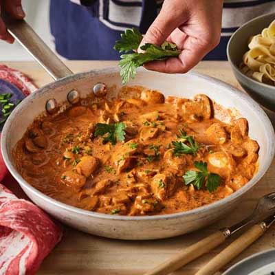 Easy Mushroom Stroganoff