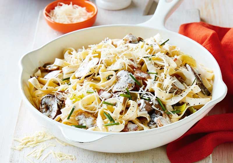 Mixed Mushroom Fettuccine