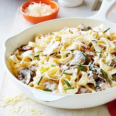 Mixed Mushroom Fettuccine