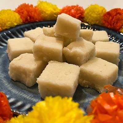Khobra Vadi (Coconut Slice) - Recipe by Maithilee Kajale