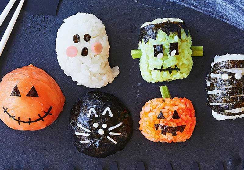 Spooky Sushi Balls