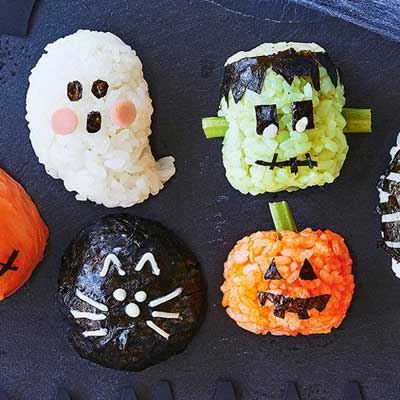 Spooky Sushi Balls