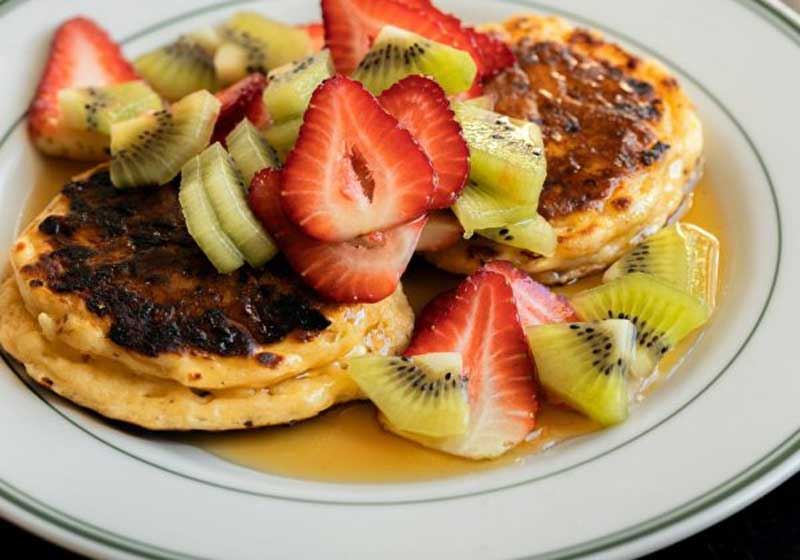 Cottage Cheese and Maple Syrup Pancakes - Recipe by Ashley Alexander