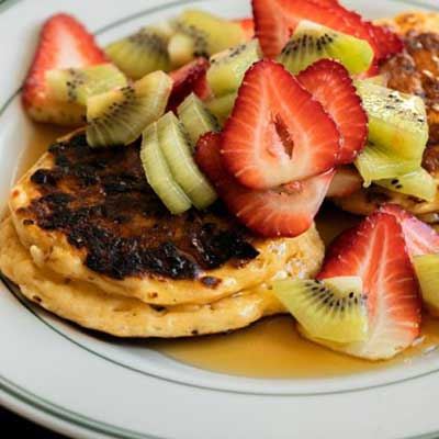 Cottage Cheese and Maple Syrup Pancakes - Recipe by Ashley Alexander