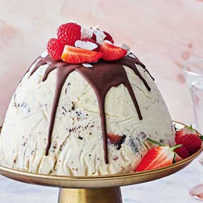 Lamington Ice Cream Pudding