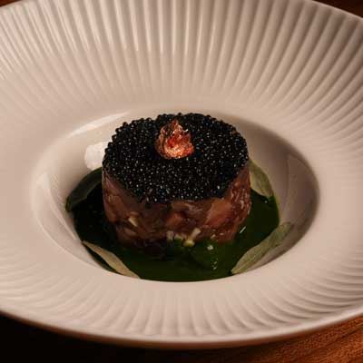 Tuna, Basil and Caviar - Chef Recipe by Jacopo Degli Esposti