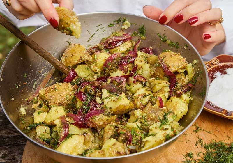 Browned Butter Potato Salad - Recipe by Alison Roman