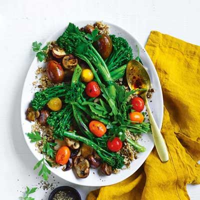 Balsamic Veggies with Ancient Grains