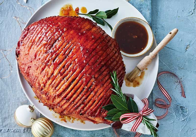 Pineapple and Bundaberg Rum Glazed Ham