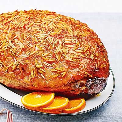 Almond and Marmalade Glazed Ham