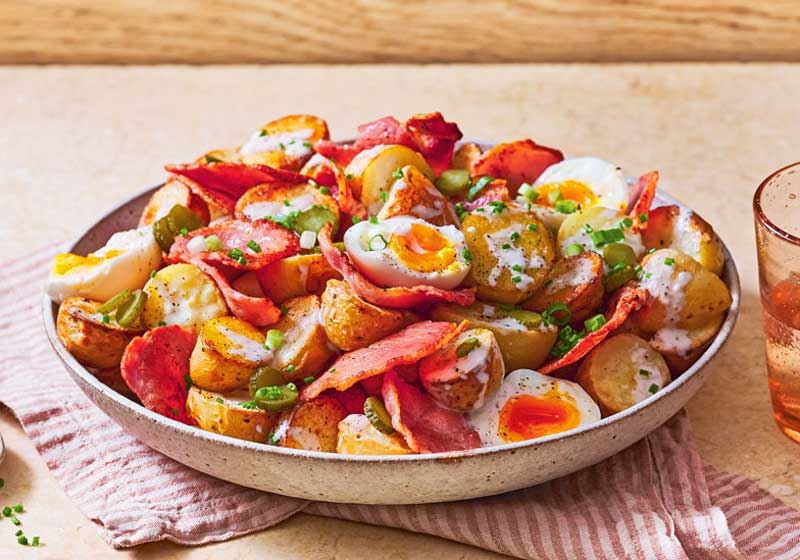 Bacon and Potato Salad with Ranch Dressing