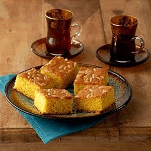 Almond Semolina Cake